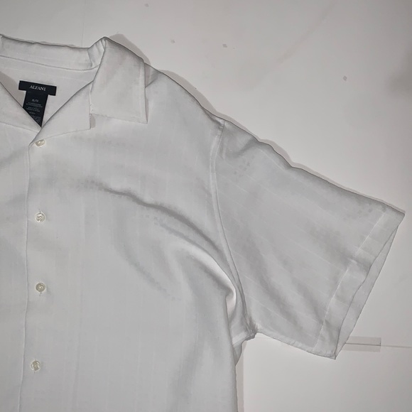 Alfani Men’s Luxury Button Down Casual Shirt Size XL - Picture 2 of 4